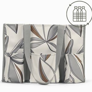 Thirty-One Zip-Top Organizing Utility Tote - All In Natural